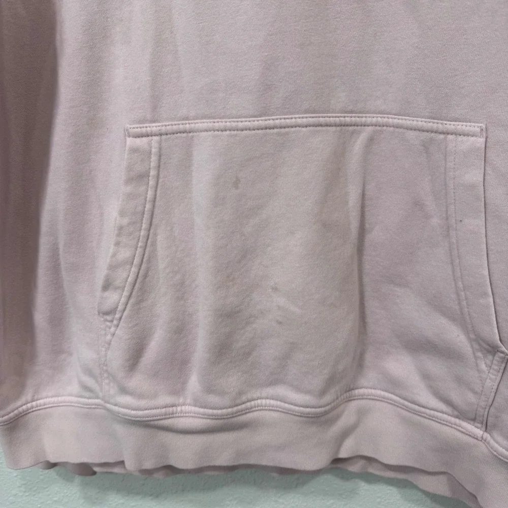 Nike Just Do It Cowl‎ Neck Hoodie Pink Glitter Graphic Pullover XL